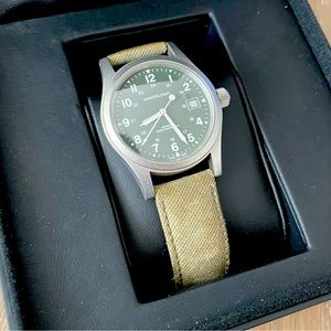 Hamilton Men’s Watch Khaki Field Green Automatic Dial Watch